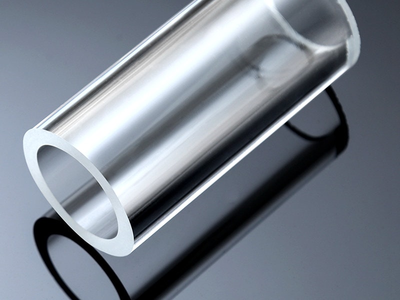 Cylindre acrylique transparent