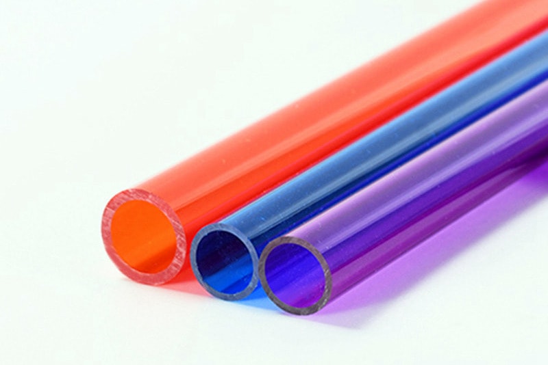 plexiglass XT 70*64 mm longueur 1000 mm transparente PMMA XT Tubes Tube acrylique 