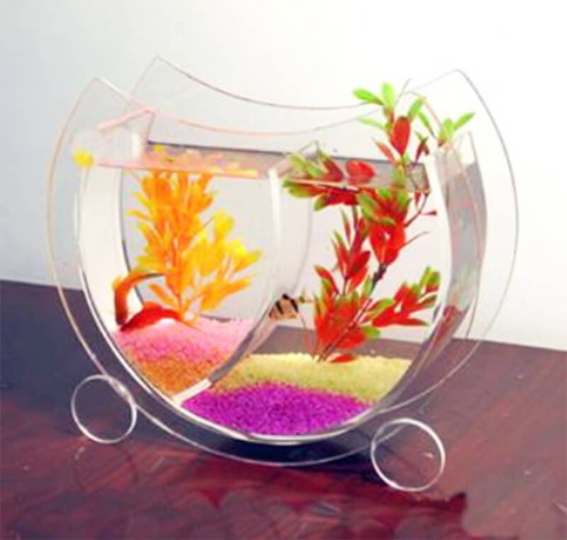 Petit aquarium acrylique