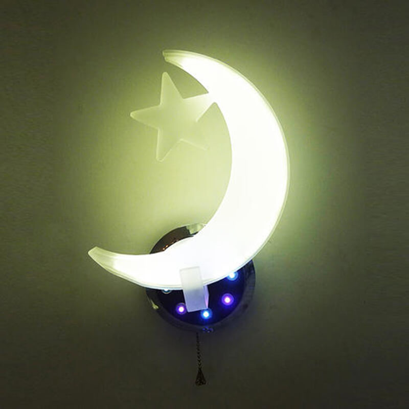 lampe acrylique forme de lune
